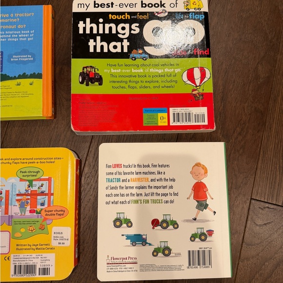 Set of 4 Truck / Tractors Books - Picture 6 of 6